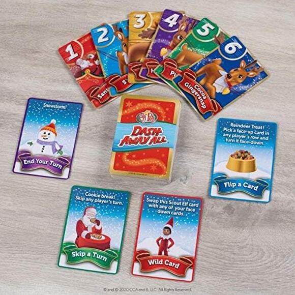 Brand New! Holiday Elf On The Shelf Dash Away All Card Game - Picture 4 of 5